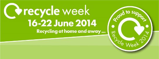 WRAP resources include a promotional banner for Recycle Week 2014